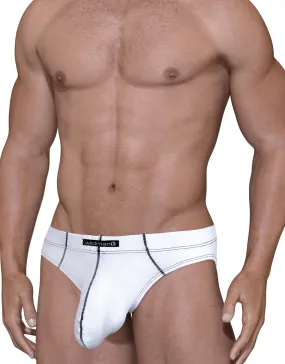 Wildmant Stitch Big Boy Pouch Brief - White