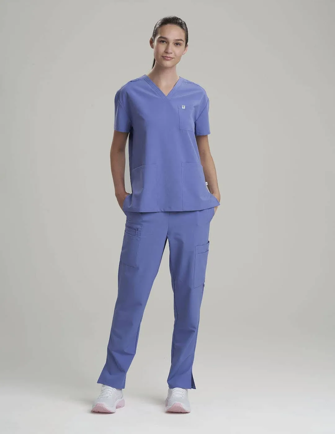 Womens 3-Pocket V-Neck Scrub Top Limited Edition Colorways