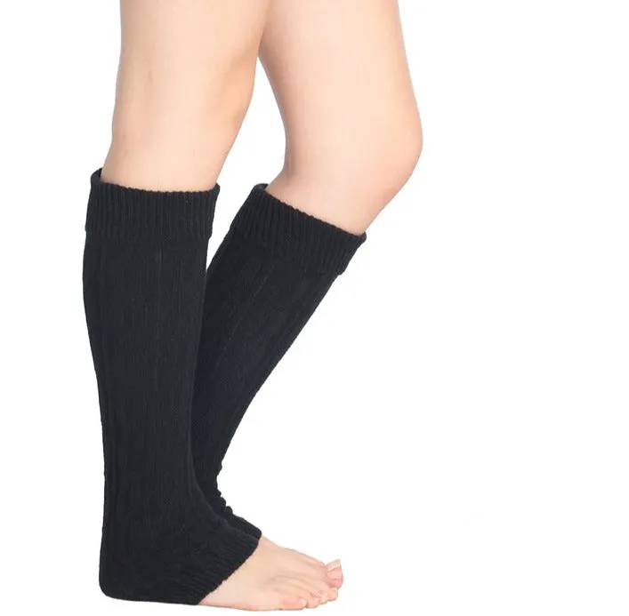 Women's Heavy Ribbed Leg Warmers