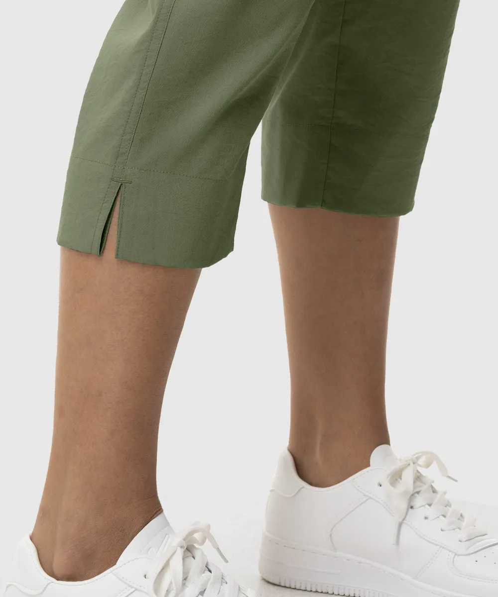 Women's Outdoor Athletic Travel Casual Cropped Pants