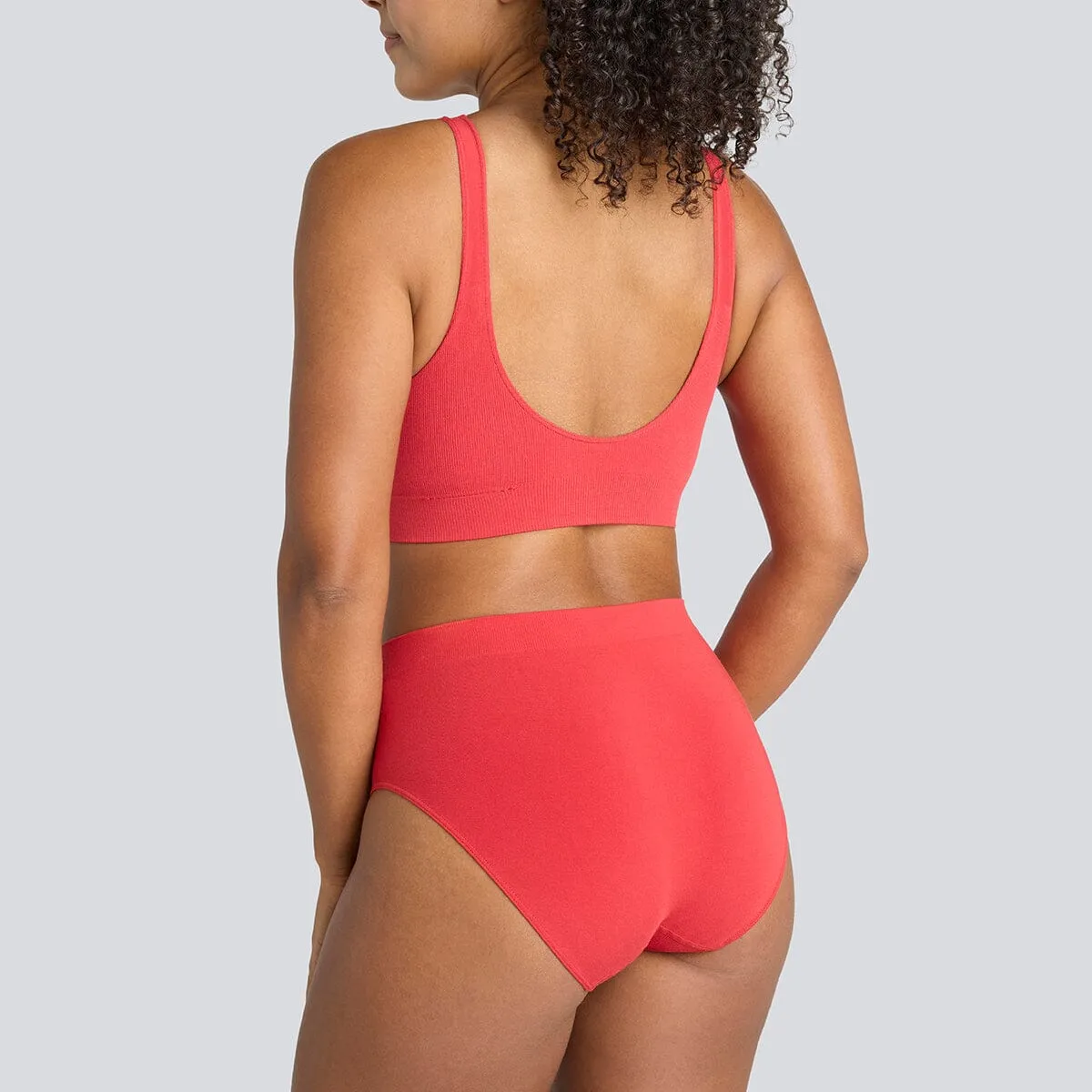 Women's SmoothFit Full Brief - Rhubarb